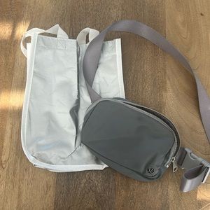 Lululemon Grey Belt Bag & Lululemon Bag